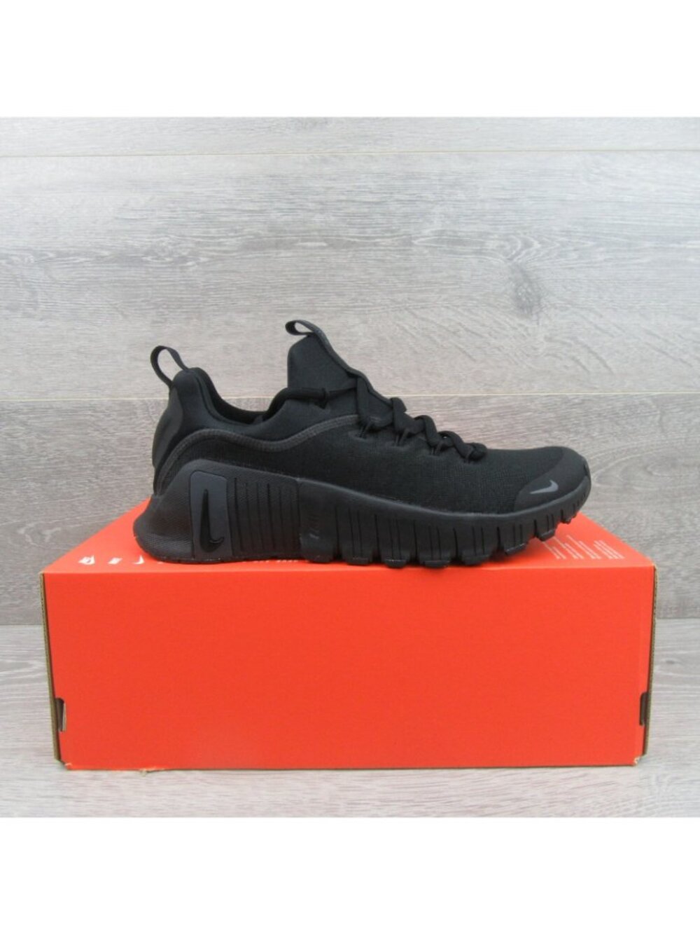 Nike Free Metcon 6 Black Gym Training Shoes Women's Size 7.5 NEW - Picture 2 of 13